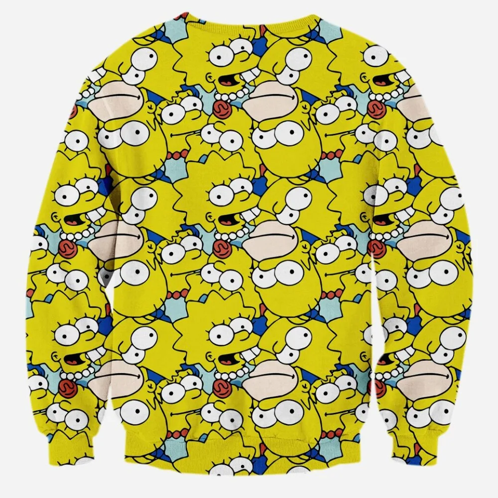 Симпсон мать печатных Толстовка 3D кофты любовника толстовки бесплатная доставка