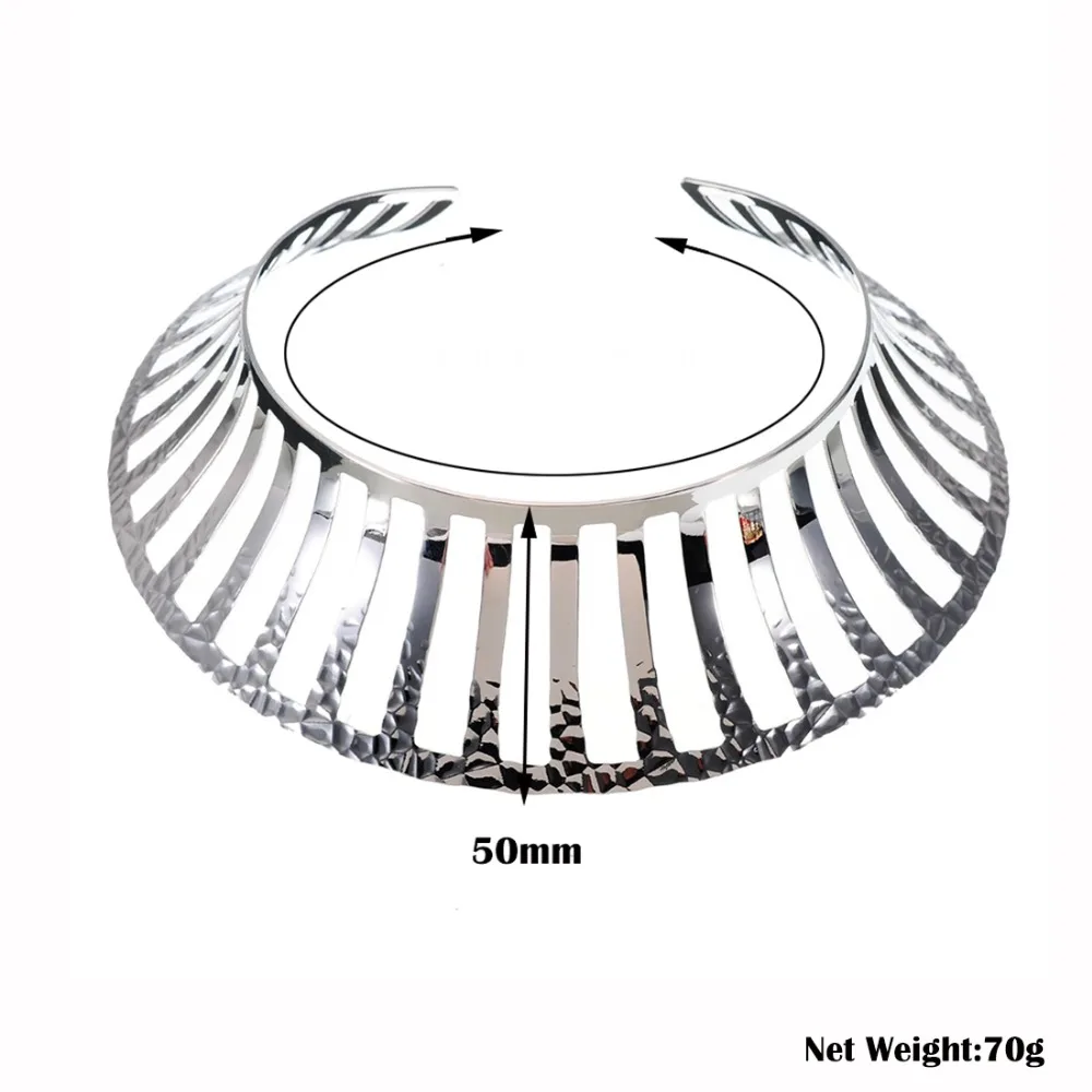 Женское Ожерелье-чокер JEROLLIN массивное металлическое ожерелье-чокер с круглой