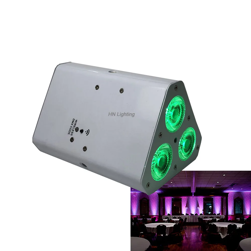 10 шт. ИК дистанционный батарейный Клин par uplighting стенд DJ Свадьба RGBWA УФ