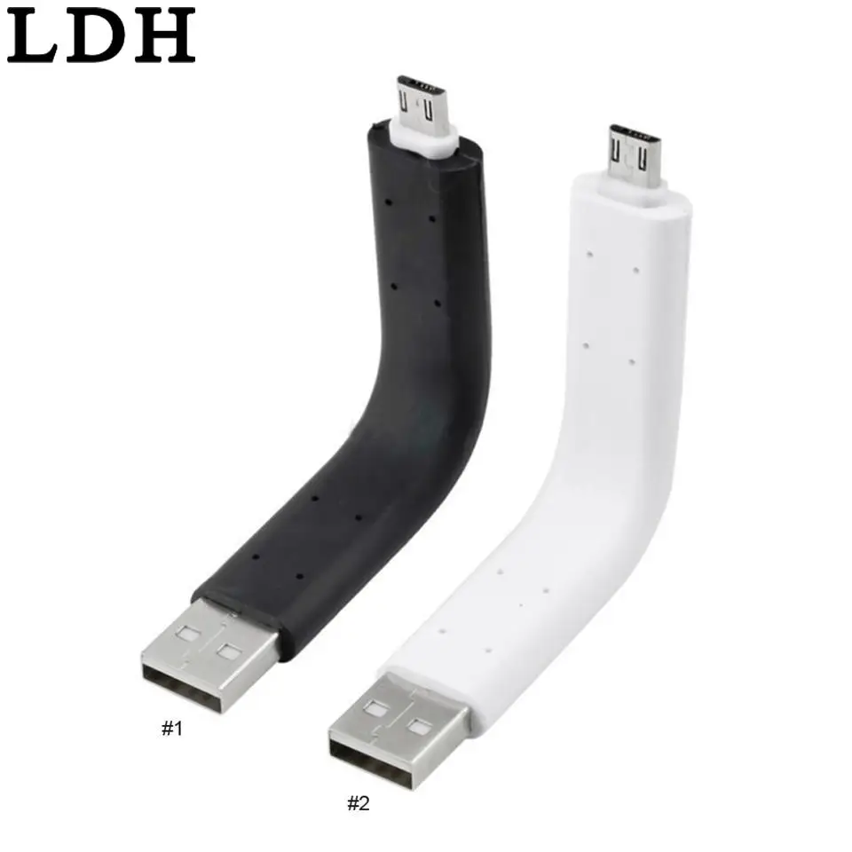 Гибкий короткое мини 8Pin микро USB кабель Зарядное устройство для передачи и