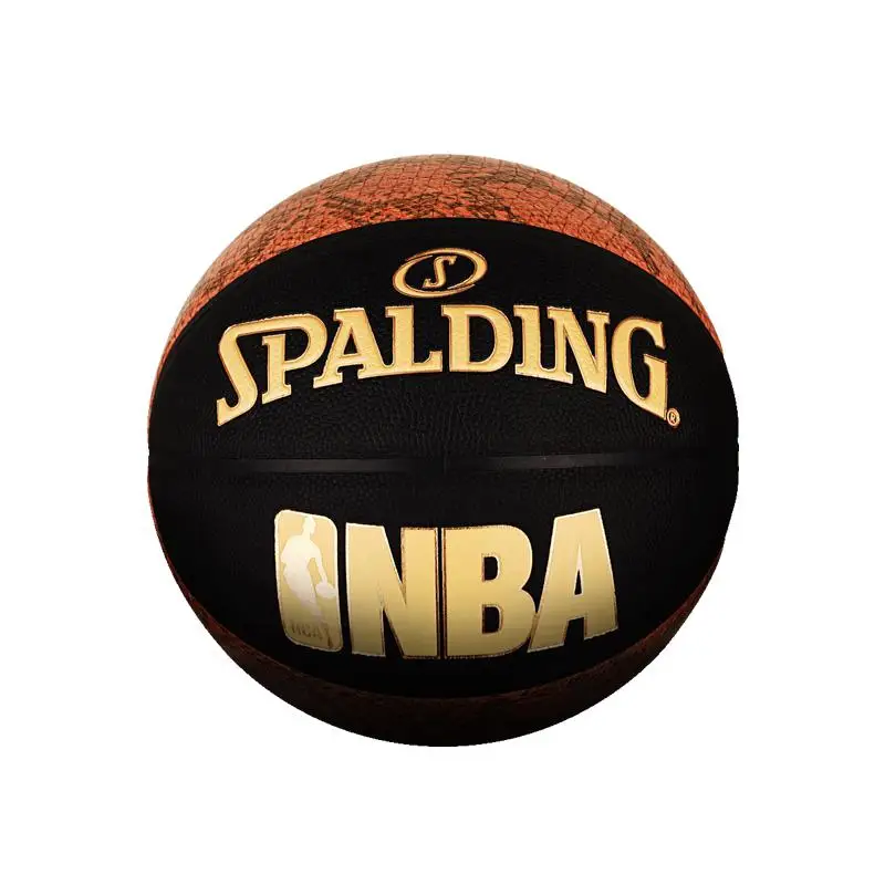 Genuine Spalding Nba Bionic Snake Dermatoglyph Series Indoor Official7# Pu Training Teaching Men's Basketball 76-039y Basketbol - Цвет: 76-039Y