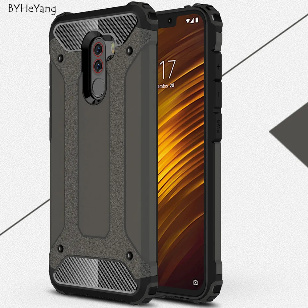 Чехол для Xiaomi Pocophone F1 чехол армированный тонкий жесткий силиконовый телефона Poco
