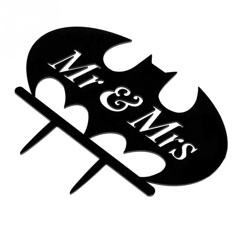 Кекс Вставлена Карта Письма Летучие Мыши Торт Топпер Украшения Инструменты