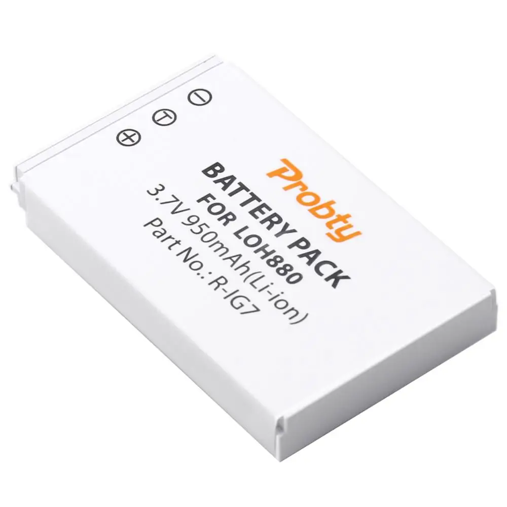 2 шт. Probty R-IG7 RIG7 запасная батарея 950 мАч для Logitech Harmony One 900 720 850 880 885 890 Pro H880