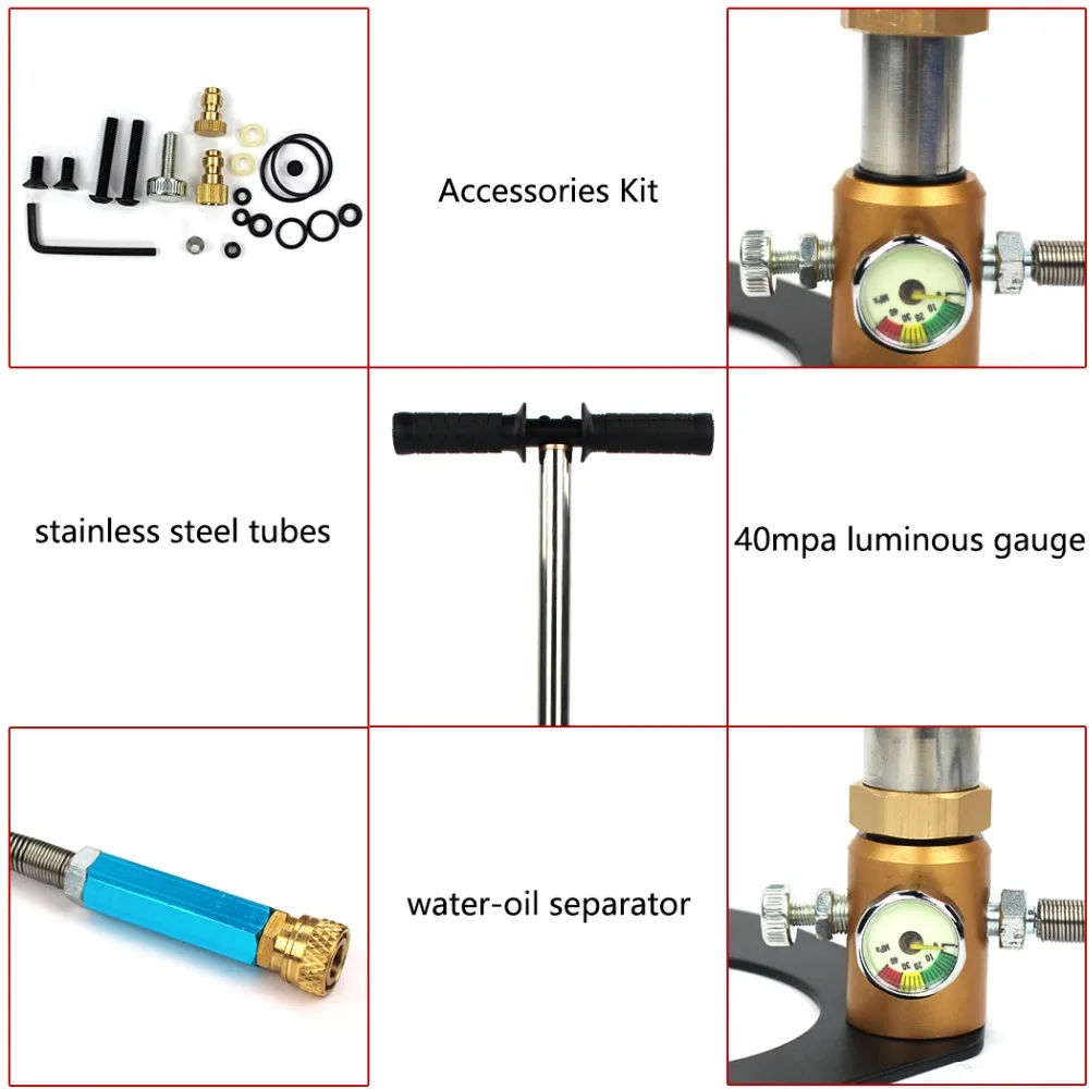 PCP Пейнтбол Airforce высокого давления воздушный насос три этапа фиксированной