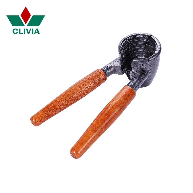 CLIVIA высокое качество орех папка крекер дерево + сплав пекан миндаль открывалка