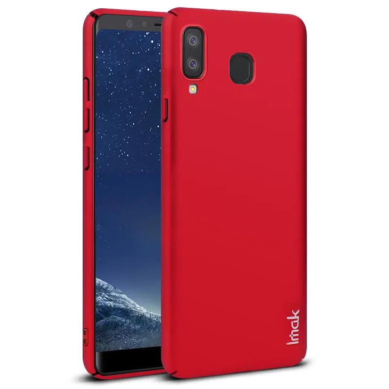 IMAK Марка для samsung Galaxy A9 Star G8850 Case Jazz осязания кожи ультра-тонкий жесткий PC задняя