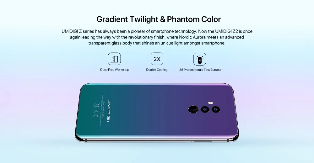 UMIDIGI Z2, глобальная версия, 6,2 дюйма, FHD, Android 8,1, смартфон Helio P23, 6 ГБ ОЗУ, 64 Гб ПЗУ, 4 камеры, 3850 мАч, мобильный телефон с функцией распознавания лица