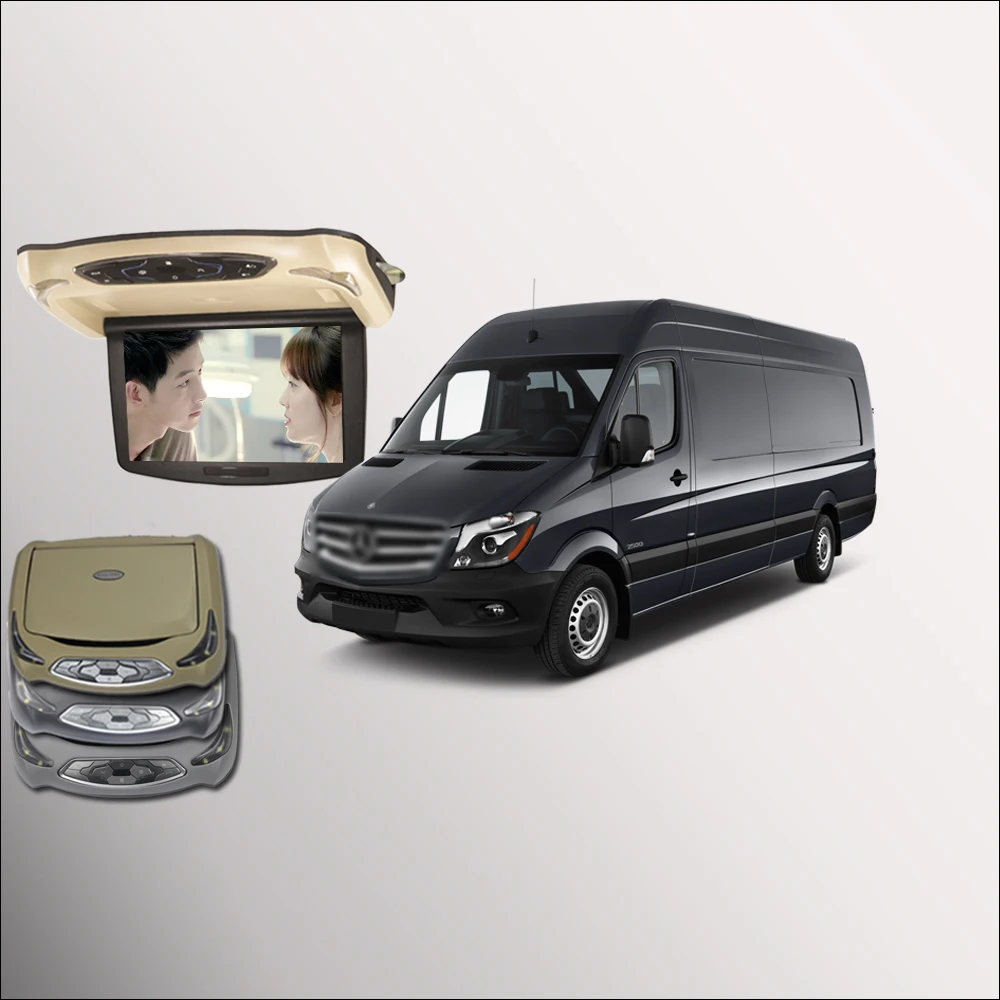 Откидной монитор BigBigRoad DVD-проигрыватель для Benz Sprinter крепление на крышу