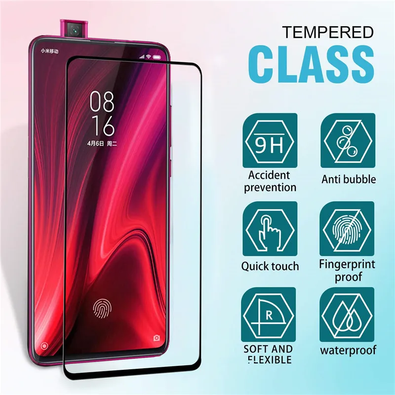2 шт. 9D полное покрытие защитное стекло Flim на для Xiaomi mi 9t mi9t Redmi K20 Pro полный клей