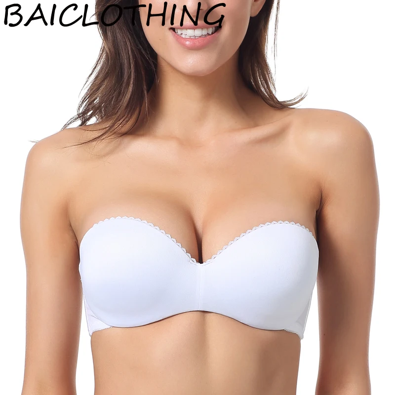 Baiclothing Для женщин многоходовой 1/2 половина чашки на косточках Мягкий