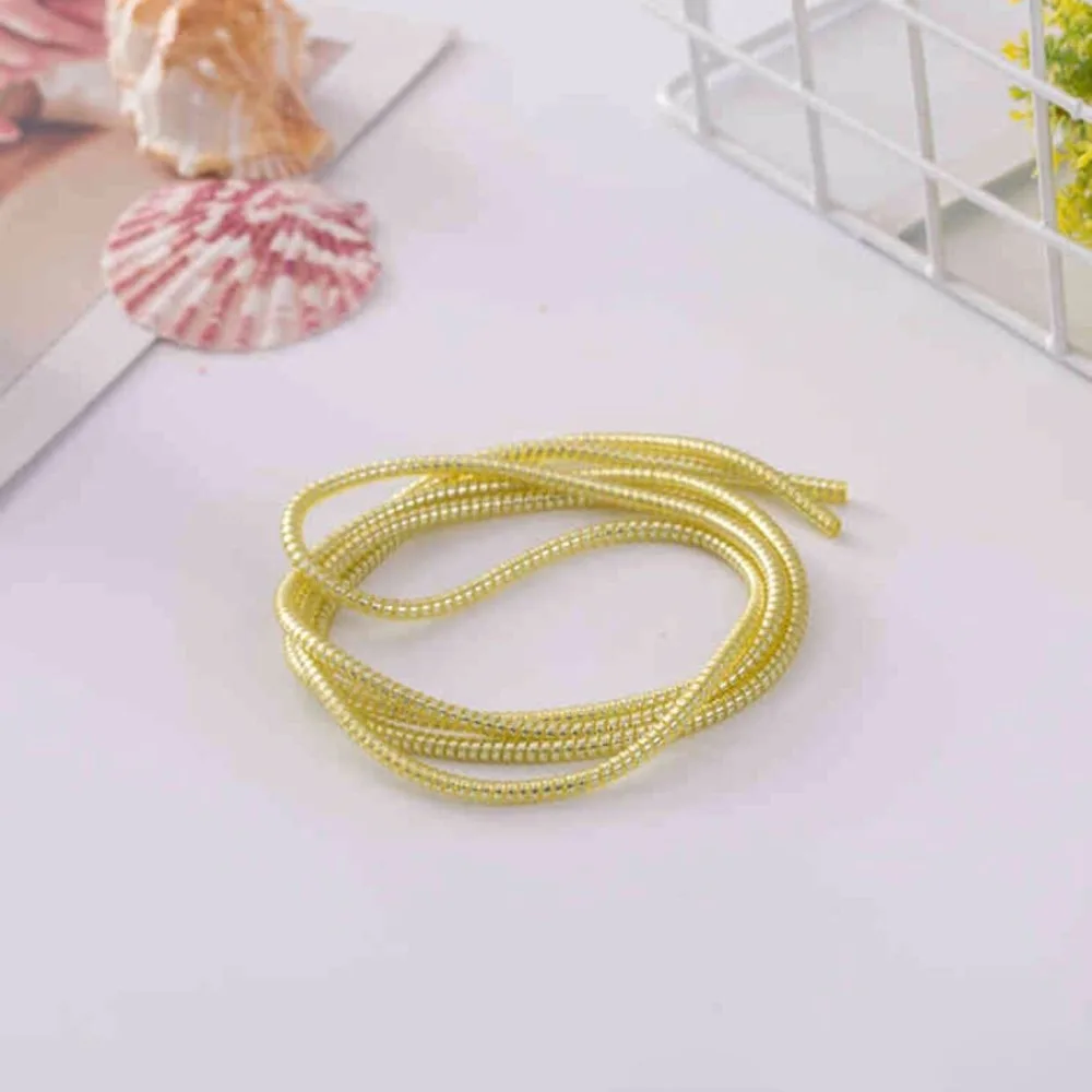 Новинка спиральный зарядный кабель 3 в 1 из ТПУ с покрытием и блестками 4 м защита