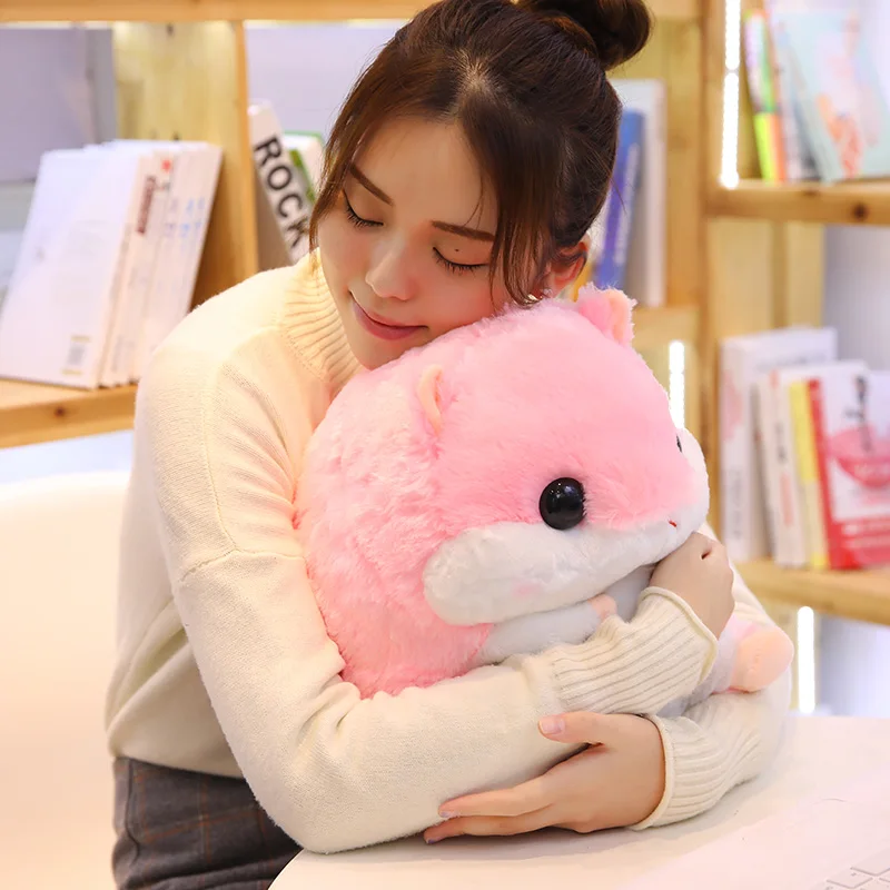 1 шт. 40 см милый 3 в 1 плюшевая игрушка для хомяка kawaii животные подушка для хомяка с одеялом куклы мягкие игрушки детские подарки на день рождения