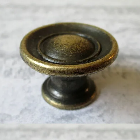 Бронзовый кухонный шкаф ручка 30 мм из цинкового сплава|cabinet knobs antique|cabinet knobspull knob |