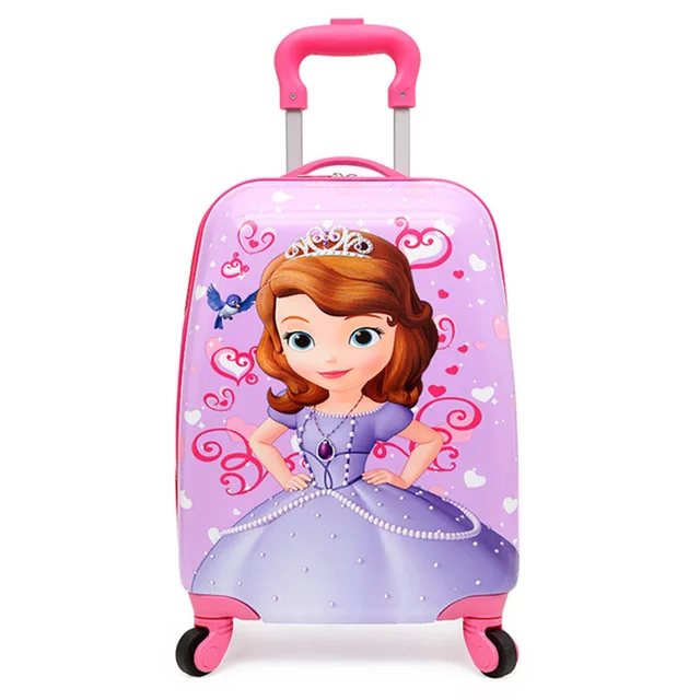 H-15 Мультфильм детские дорожные сумки тележки костюм чехол для детей Чемодан костюм чехол прокатки чехол Дорожная сумка на колесах - Цвет: H-15