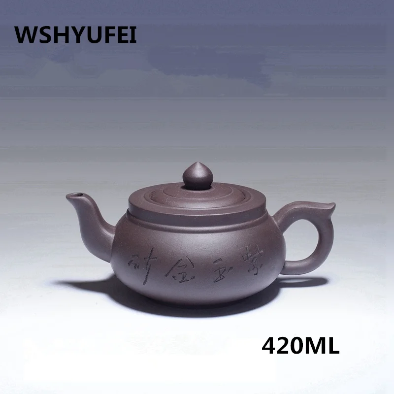 WSHYUFEI чайный набор кунг-фу Исин Чайный горшок ручной работы чайный горшок набор чашек 300 мл~ 430MLZisha Керамический Китайский чай Церемония подарок