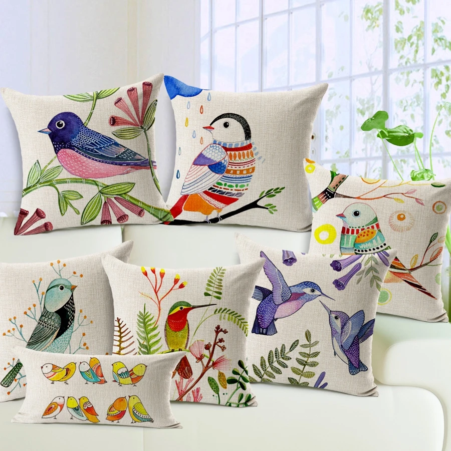 Лидер продаж наволочки для подушек новый модный льняной наволочка с рисунком