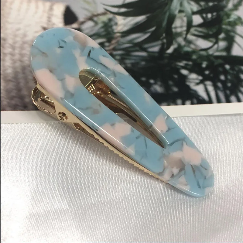 60017-BU Fashion snoops, корейский дизайн, имитация заколка с жемчужиной, заколка для волос для женщин и девушек, заколки для волос, свадебные аксессуары для волос - Окраска металла: 60017-BU