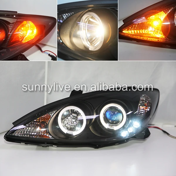 Передсветильник для TOYOTA Camry Aurion с 3 светодиодами R8 Стиль черный корпус 2001 2006 год