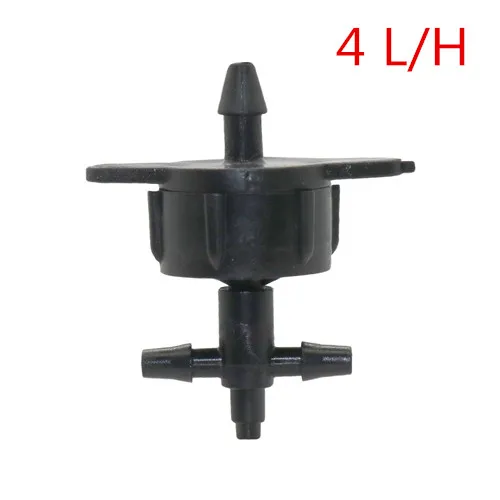 Black Капельное орошение 3-way, 5-way шланг сплиттеры с 2L/4L/8L потока давление компенсируя капельницы сельского хозяйства инструменты 5 наборов - Цвет: Black