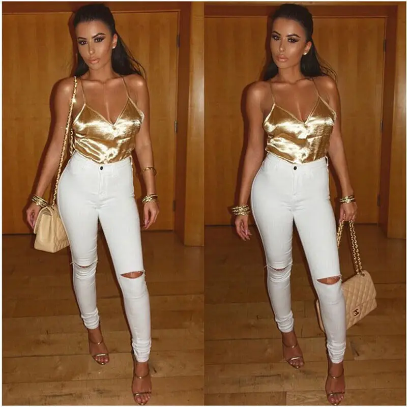 Новый Для женщин пикантные летние без рукавов с плеча рубашка блузка