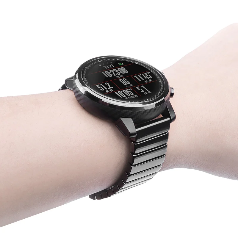 22 мм керамический браслет для Amazfit GTR 47 2 Stratos 3 Samsung Gear S3 Galaxy Watch 45 сменный