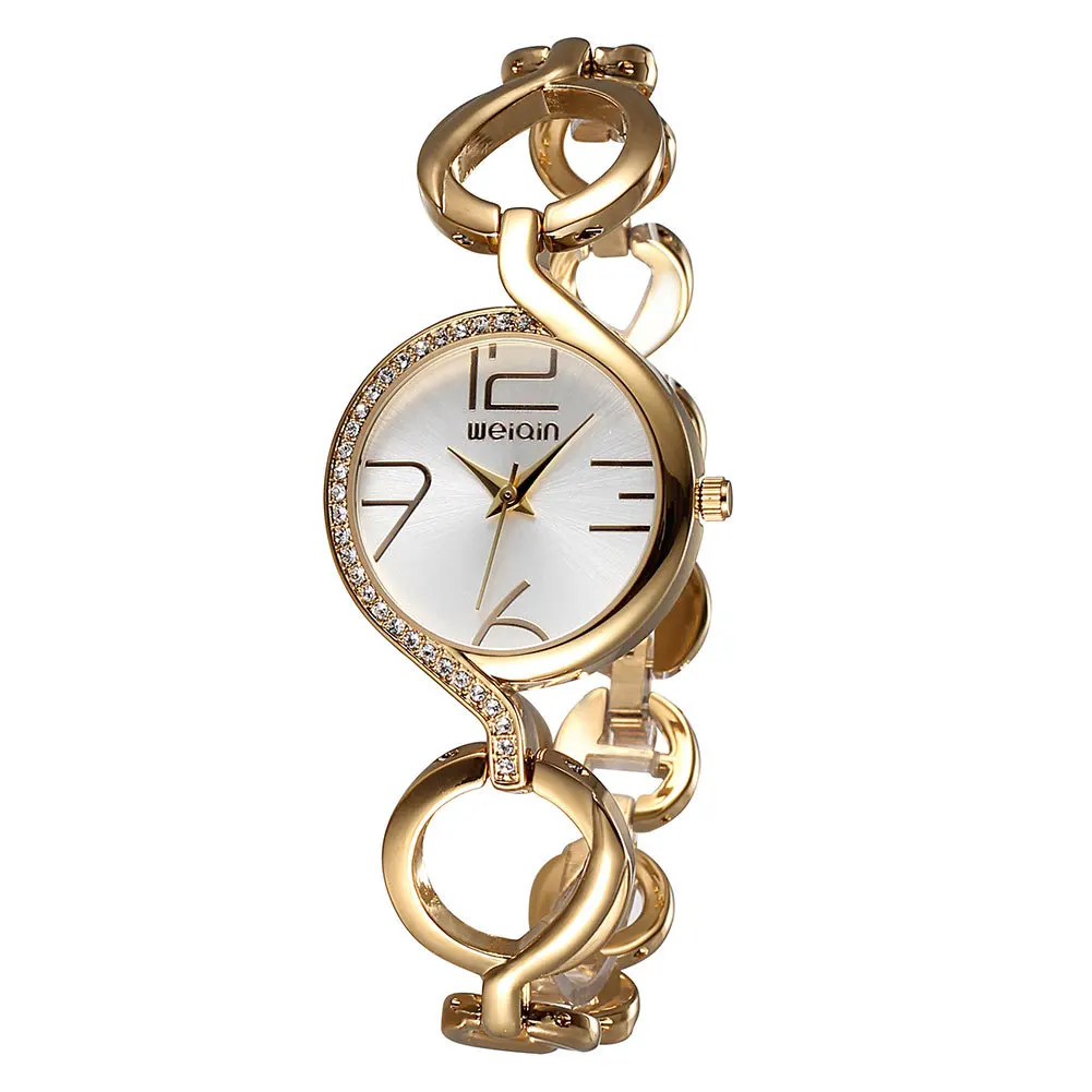 New Ladies Fashion Hollow Bracelet Band Watch Imported Quartz Movement Simple Big Number Dial | Наручные часы