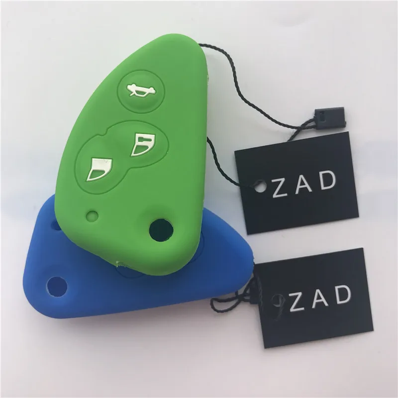 Силиконовый резиновый чехол ZAD для автомобильного ключа Alfa romeo gt 147 156 166 JTD TS защита