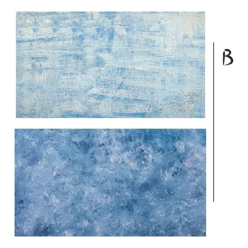 Royal Blue INS стиль 56*88 см двухсторонняя деревянная мраморная цементная стена как ВИНТАЖНАЯ фотография фон бумажная доска реквизит для еды - Color: Royal Blue