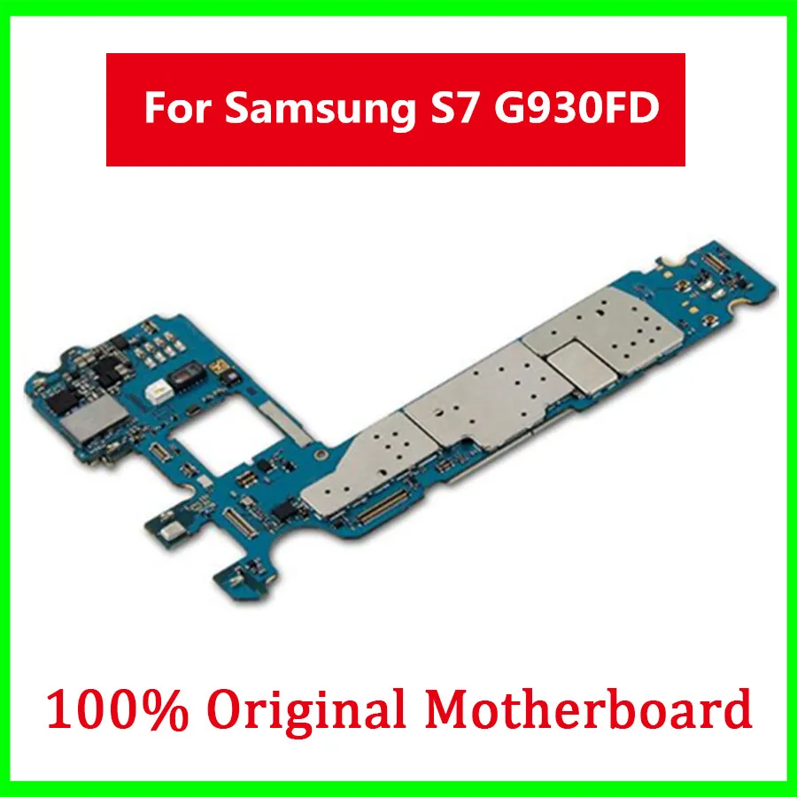 Для Samsung Galaxy S7 G930FD материнская плата оригинальная разблокированная для двух sim
