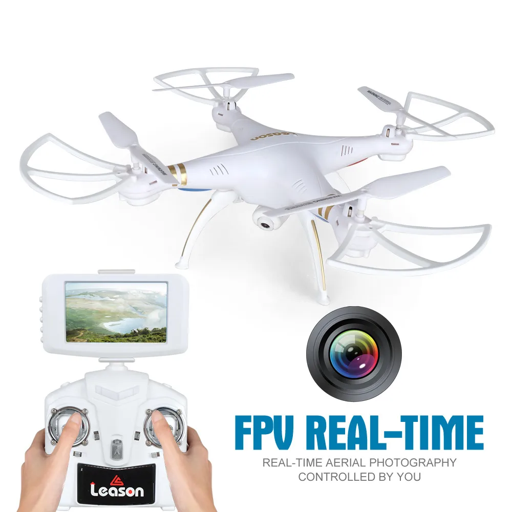 Профессии Дроны с Камера 2 4 ГГц 4CH 6 оси реального времени вертолет Quad Wi Fi и FPV ЖК