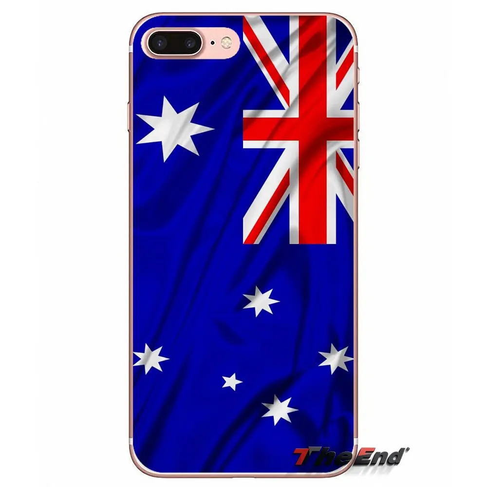 Для iPhone X 4 4S 5 5S 5C SE 6 6S 7 8 Plus Samsung Galaxy J1 J3 J5 J7 A3 A5 2016 2017 Австралийский флаг баннер AU Aussie