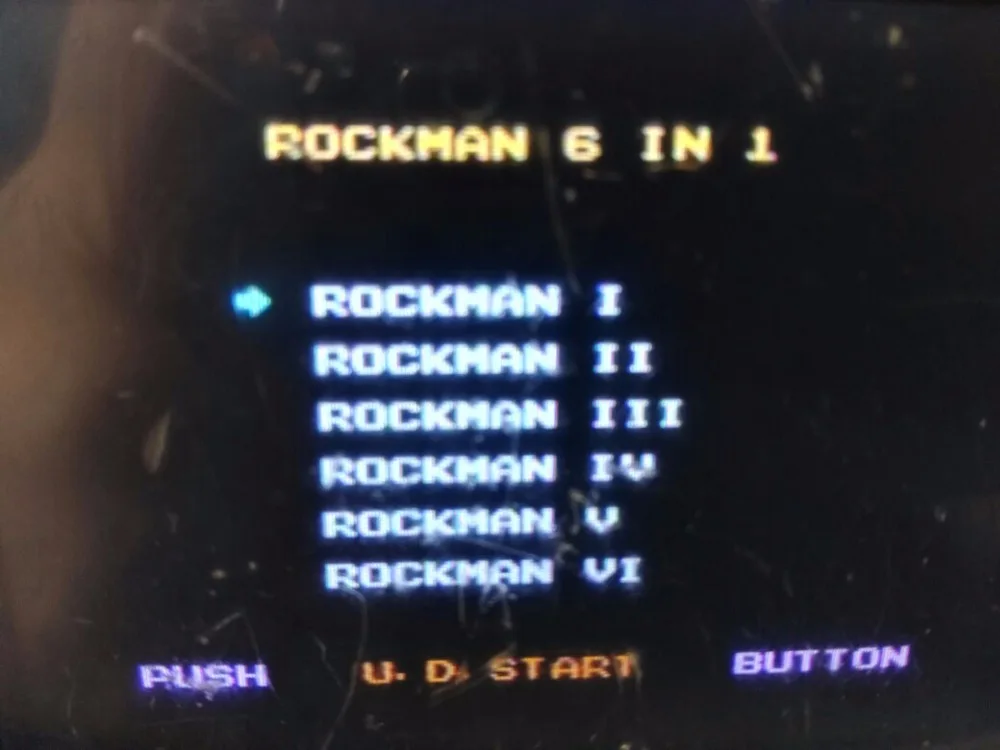 60pin 8bit game card : Rockman 6 в 1 коллекционный картридж (японская версия!)|Игры для консолей|