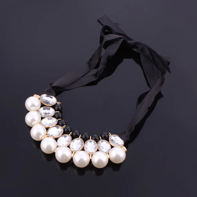 Seblasy Шарм ювелирные изделия Элегантные Имитация Жемчуга Акрил бисера Блестящий