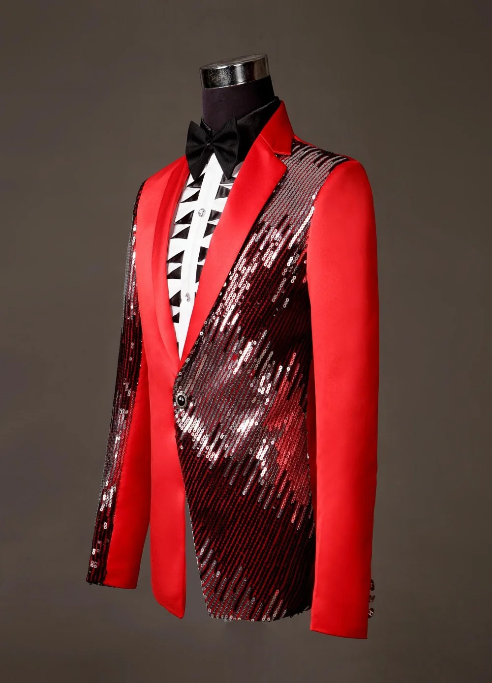 Модератор одежда блестки мужские платья с блестками сценические костюмы мужской