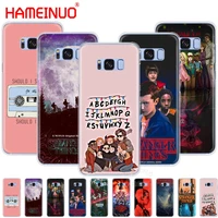hameinuo stranger things cell phone case cover for samsung galaxy s9 s7 edge plus s8 s6 s5 s4 s3 mini