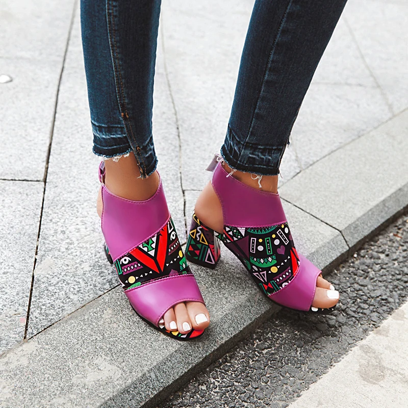 Rimocy/босоножки на высоком каблуке женские модные босоножки ремешках с открытым