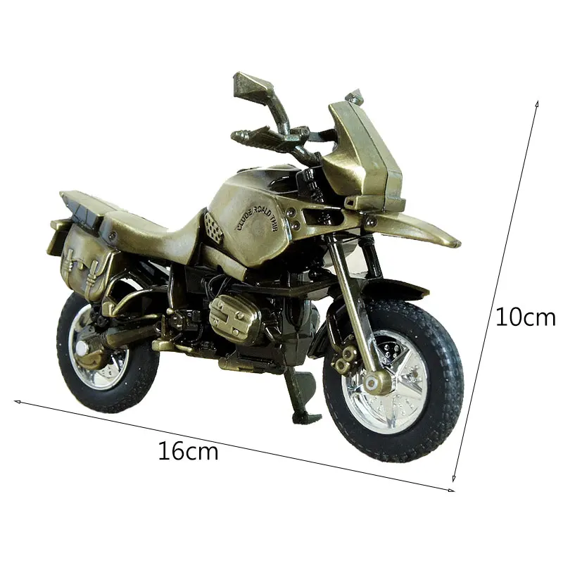 

1PC Creative Motorcycle Figurine Home Decoration Tabletop Metal Craft Ornament Modern Home Decoration Accessories
