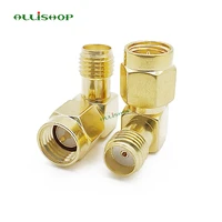 allishop sma to sma connector 90 degree right angle sma male to female adapter screw the needle to sma male to female