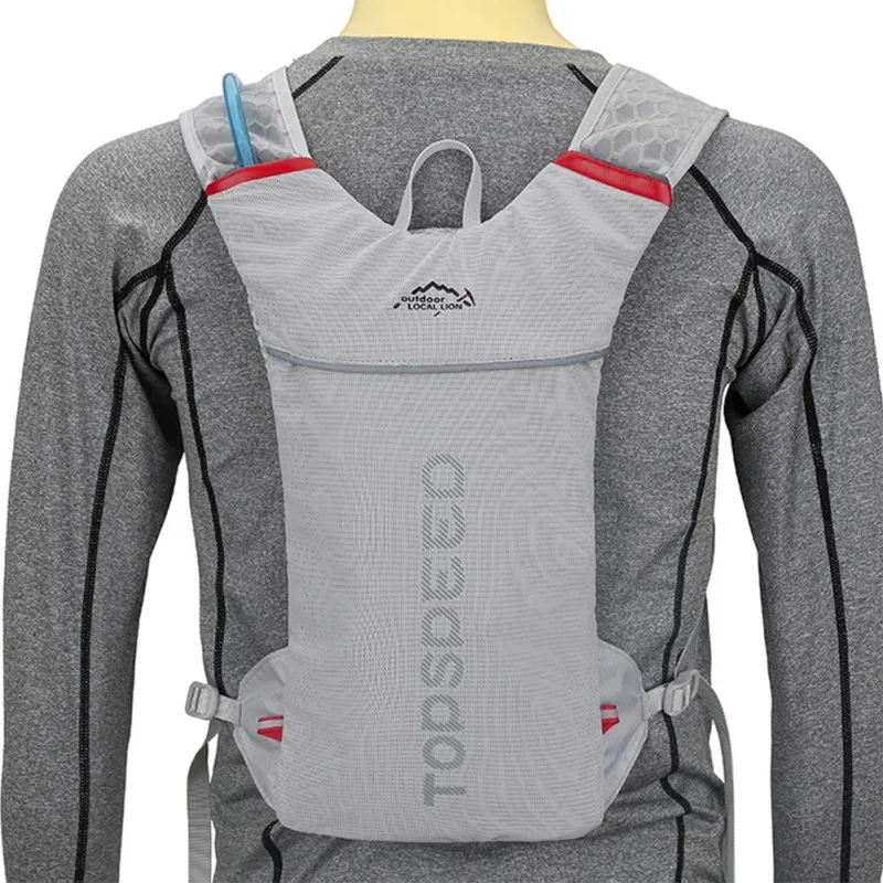 5L Grey 5L/2L велосипедная сумка, гидратационный рюкзак для бега, для верховой езды, для бега, спортивный рюкзак, для бега, для бега, для марафона, 3 цвета - Цвет: 5L Grey