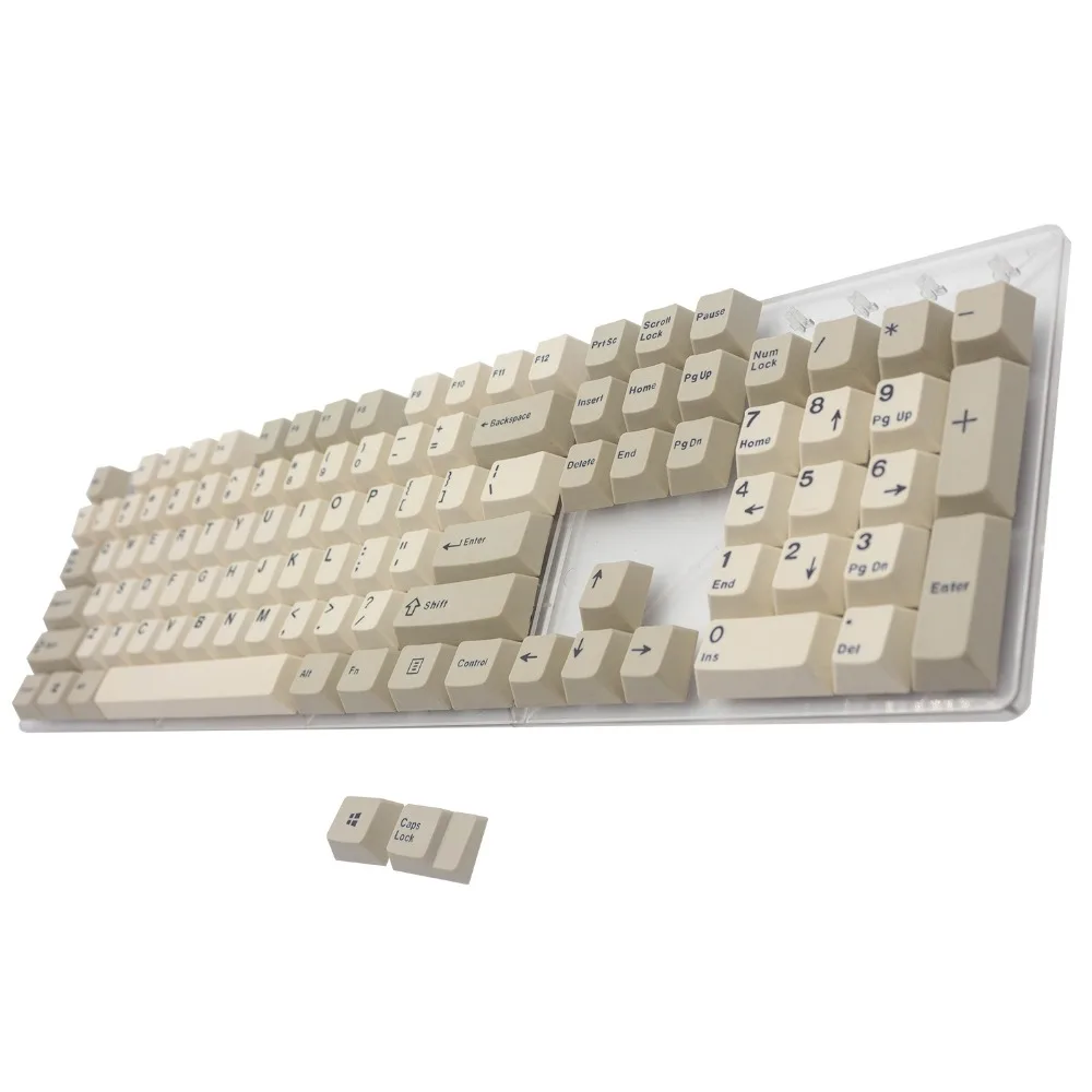 Колпачки для клавиш PBT Doubleshot ANSI макет ретро комбинированные колпачки Cherry MX 87/104/108