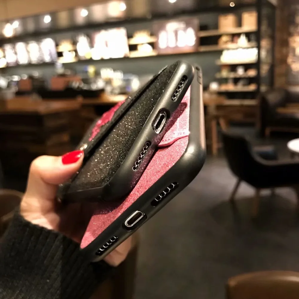 Сумка-конверт класса люкс кожаный мягкий чехол для Iphone X 7 8 Plus 6 6S с отделениями