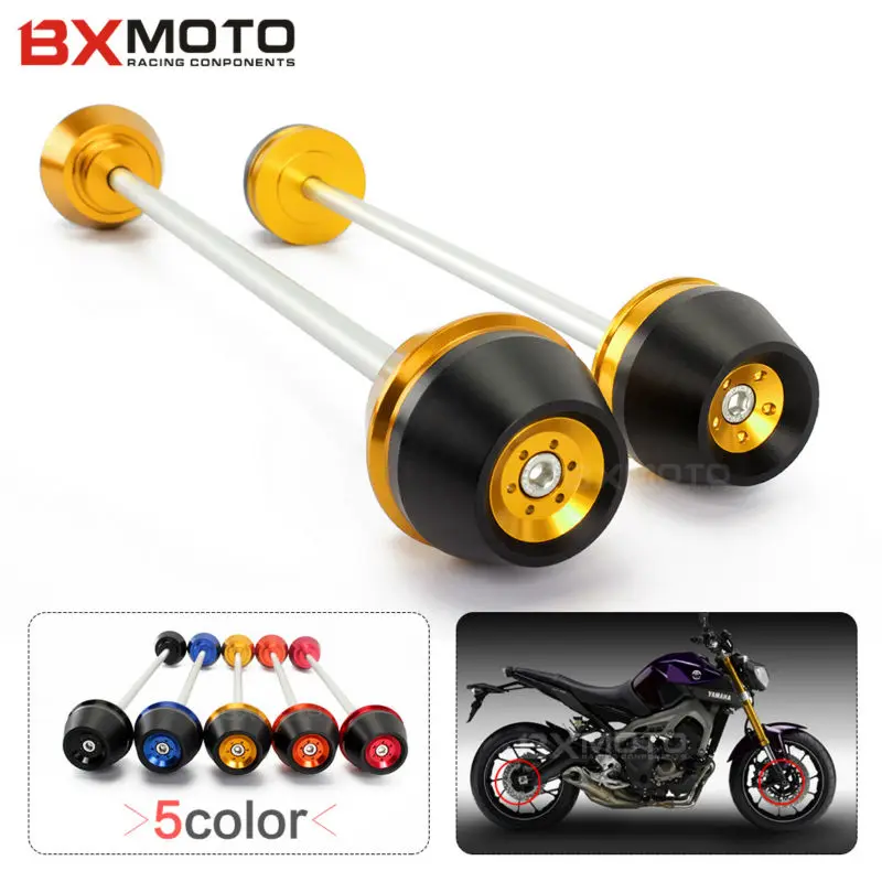 Аксессуары для мотоциклов Yamaha MT 09 MT09 14 15 защита мотоцикла CNC Золотая Передняя и