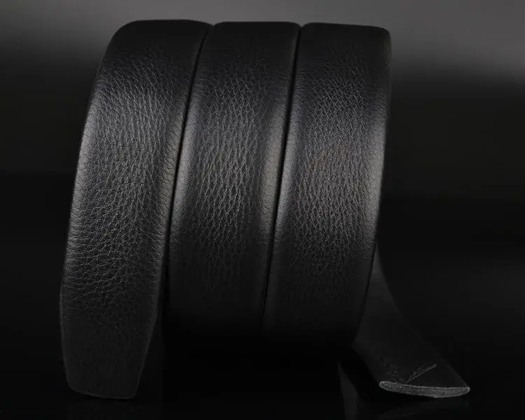 Men's belt luxury brand top leather belts designers business belt strap without buckle