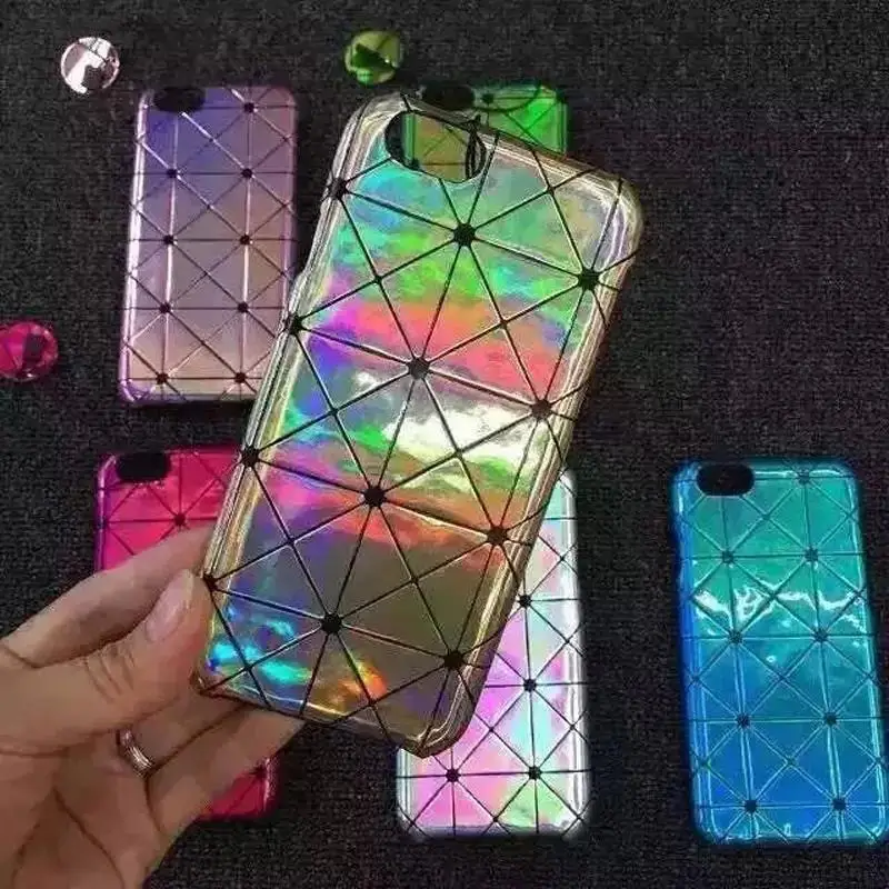 Мода марка алмаз Issey Miyake чехол для iphone6 6 s плюс splus тпу мягкие полосы задняя