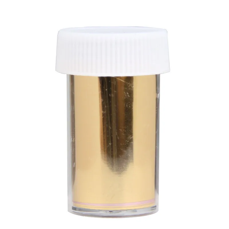 Модные переводные наклейки для ногтей из фольги золотого и серебристого цвета