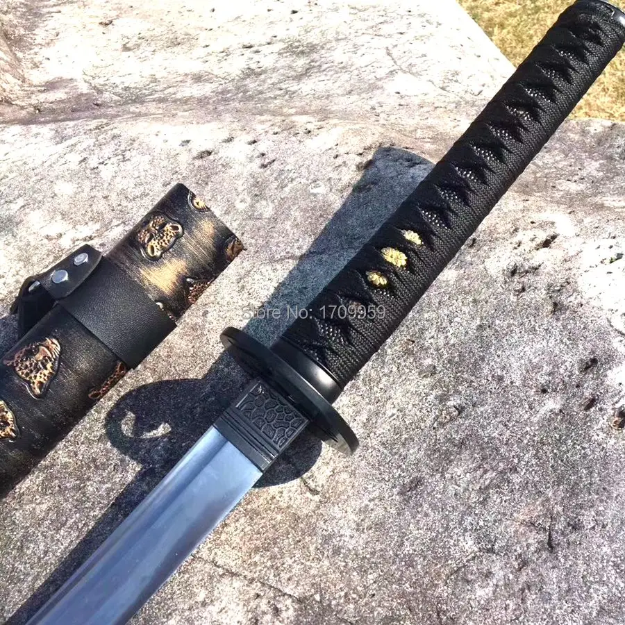 Ручная ковка 9260 пружинный стальной японский катана самурайский меч очень