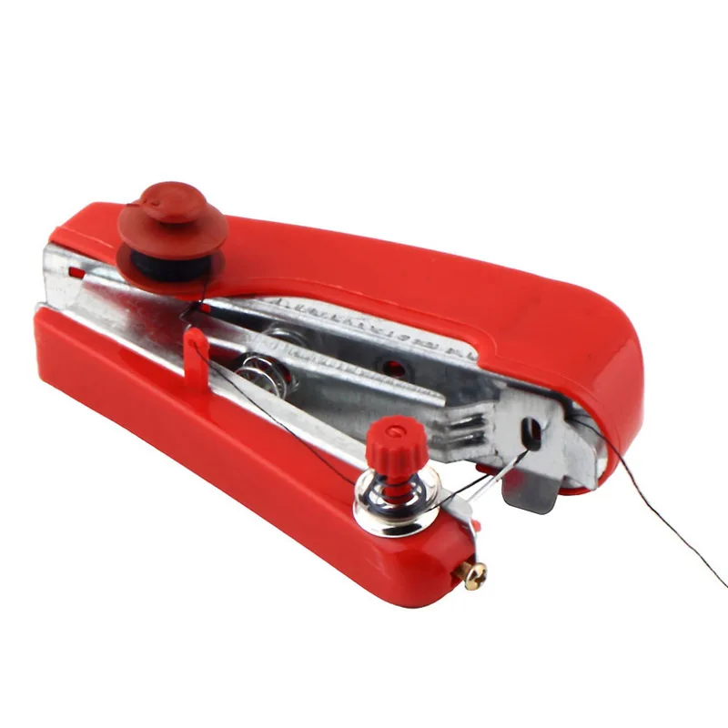 Портативная ручная швейная мини-машина практичная карманная дорожная машина для