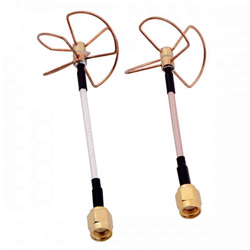 5.8 GHz FPV Straight Shape L Type Inner Needle / inner Hole Cloverleaf 5.8Ghz Antennas Set For RC Helicopter High Quality | Игрушки и