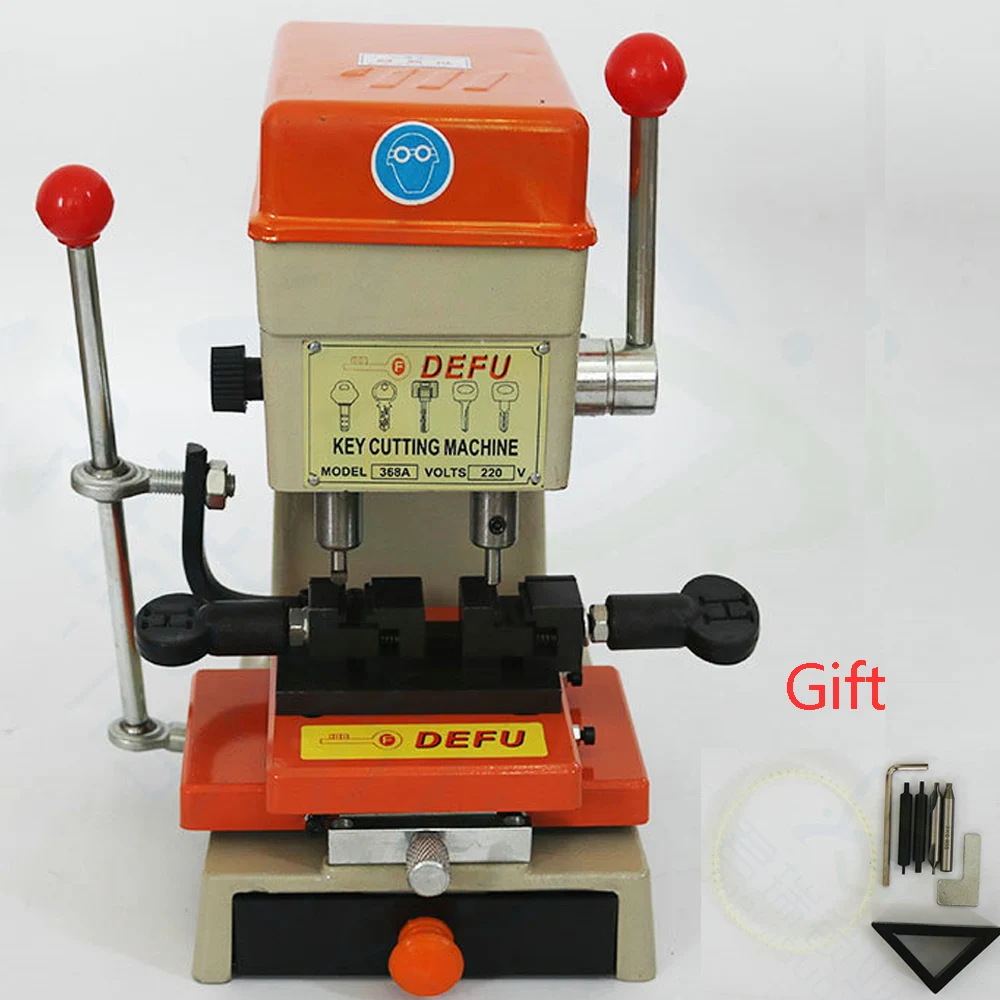CHKJ Defu 368A Vertical Key Cutting Machine Key Duplicating Machine for Making Car Keys End Milling Locksmith Supplies